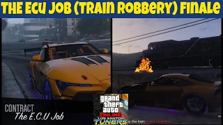 The ECU Job (Train Robbery) FINALE - GTA Online