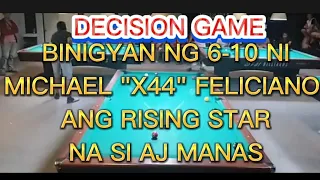 220,000 Prize Decision game AJ MANAS (6-10) 🆚 MICHAEL "X44" FELICIANO 10ball Race-19