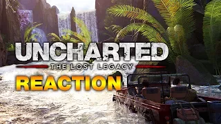 Uncharted The Lost Legacy - Western Ghats Gameplay Demo Reaction!