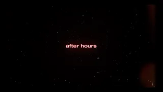 charlieonnafriday - After Hours (Official Lyric Video)