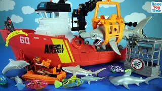 Animal Planet Deep Sea Animals Shark Toys Playset For Kids - Learn Animal Names Video