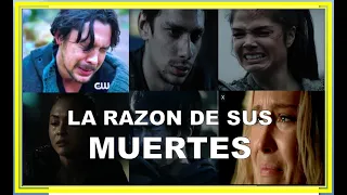 THE 100 EXPLICACIÓN DE TODAS LAS MUERTES TEMPORADAS 1-2-3-4-5-6 THE 100 7X16 - MUERTE DE BELLAMY