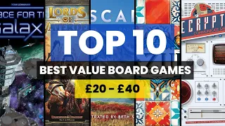 Top 10 Best Value for Money Board Games: £20 - £40