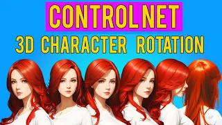 Create convincing 3D Character Rotations using Controlnet and custom openpose images!