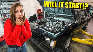 FIRING UP THE SALVAGED 6.0L V8 SWAPPED G-BODY FOR THE FIRST TIME! *emotional*