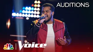 CJ Washington sing "Tired of Being Alone" on The Blind Auditions of The Voice 2019