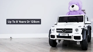 Mercedes Benz G63 6x6 2 x12v Battery Electric Kids Ride On Car With Remote Control