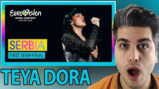 TEYA DORA - RAMONDA (LIVE) | Serbia 🇷🇸 | First Semi-Final | Eurovision 2024 REACTION