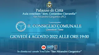 Question Time del 4 Agosto 2022 | San Nicandro Garganico (FG)