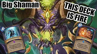 WHAT A BLAST FROM THE PASS | Big Shaman | Voyage to the Sunken City | Wild Hearthstone