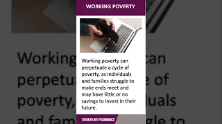 Working Poverty | 60 Second Economics | A Level & IB
