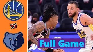 Golden State Warriors vs Memphis Grizzlies Full Game Highlights | NBA Season 2021