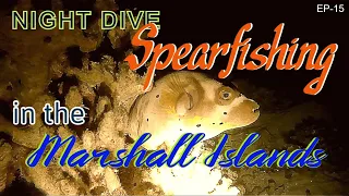 Night Dive Spearfishing in the Marshall Islands [ep15] PARADISE ISLAND