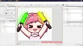 【LIVE2D - TIME LAPSE】Animated lightstick emote
