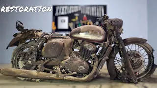 JAWA Full restoration | Restored JAWA Motorcycle | Old Bike Restoration And Repair