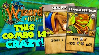 Wizard101 Level 170 Death PvP: This Steal Pip Headless Horseman Combo Is NUTS.