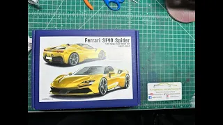 Alpha Models Ferrari SF90 Spider Video #1 - Overview, body prep and priming.