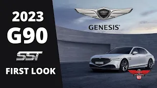 2023 GENESIS G90 ( FIRST LOOK & FIRST INTERIOR IMAGES)