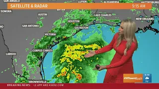 Tropical update: Rain from Tropical Storm Nicholas saturating the Texas coast