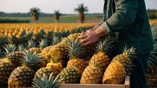 The Most Modern Agriculture Machines That Are At Another Level , How To Harvest Pineapple In Farm ▶4