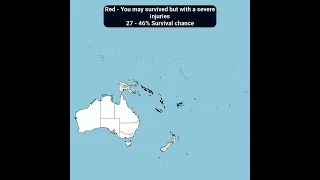 Finally, I dropped a huge nuke on Australia and Oceania, Choose where to hide #shorts