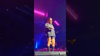 Jennie   Tally Soundcheck Dallas concert #jennie #blackpink #concert #blinkg#jenniekim #shorts