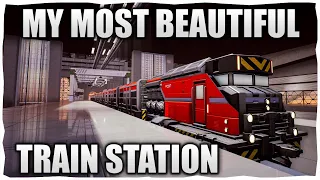 Building My Most BEAUTIFUL Train Station In Update 6 Let's Play Ep.12