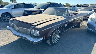 This 1973 Oldsmobile Delta 88 Convertible is only $4900 at IAA!!