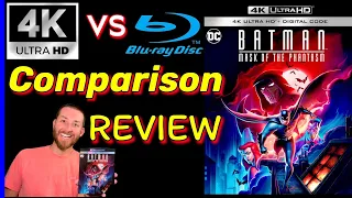 BATMAN Mask of the Phantasm 4K UltraHD Review Exclusive 4K vs Blu Ray Image Comparisons Analysis! WB