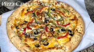 Pizza Casera de Vegetales *DELICIOSA Y RÁPIDO DE HACER!* 😍😍