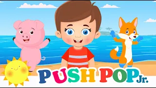 "Down By The Bay" - Push Pop Jr - Kids Songs, Learning Songs