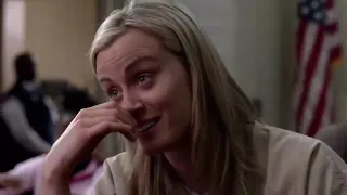 Alex  visits piper in prison