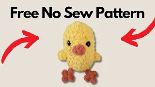 Easy No Sew Crochet Duck Tutorial: FREE PATTERN