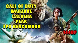 RTX 3080 + 10900K + 1440p = 200 FPS / CoD Warzone Caldera Peak Spot Benchmark Gameplay