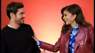 Zendaya & Zac Efron Get Intimate