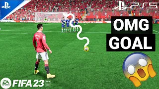 FIFA 23 - Free Kicks Compilation | #2 Full hd #ronaldo #ibrahimovic #freekick