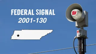 Jackson, Tennessee | Federal Signal 2001-130 - Tornado Siren Test - April 16, 2022