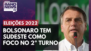 Jair Bolsonaro tem o Sudeste como foco na estratégia da campanha no 2º turno