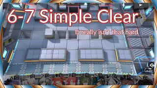 Arknights 6-7 Simple Clear