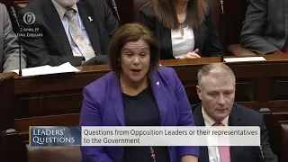 Deputy Mary Lou McDonald - Leaders’ Questions - 02.04.2019