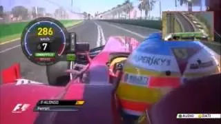 Fernando Alonso onboard Melbourne - Australia 2013 FP1