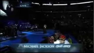 Michael Jackson Funeral Memorial part 2 Mariah Carey Says GoodBye