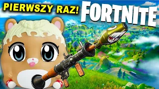 GRAM PIERWSZY RAZ W FORTNITE 🐹 CHOMIK ŚWIR