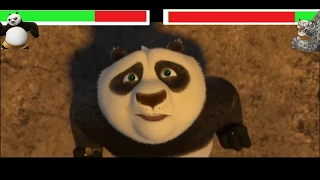 Po vs Tai Lung with healthbars (Remake)