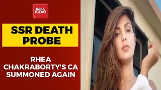 SSR Death Probe: Rhea Chakraborty's CA Summoned By ED In Money Laundering Case