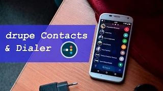 Огляд додатку drupe Contacts & Dialer який перетворює ваш смартфон в Galaxy S6 Edge