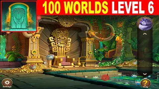 100 Worlds LEVEL 6 Walkthrough - Escape Room Game 100 Worlds Guide