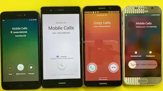 Samsung Galaxy S6, HUAWEI Y5 lite, HUAWEI VNS-L21, Xiaomi Redmi Go/ Outgoing, Incoming Calls