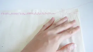 Unpicking zigzag stitches