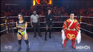 (1/2) Roxanne Perez vs Meiko Satomura: NXT Roadblock 2023